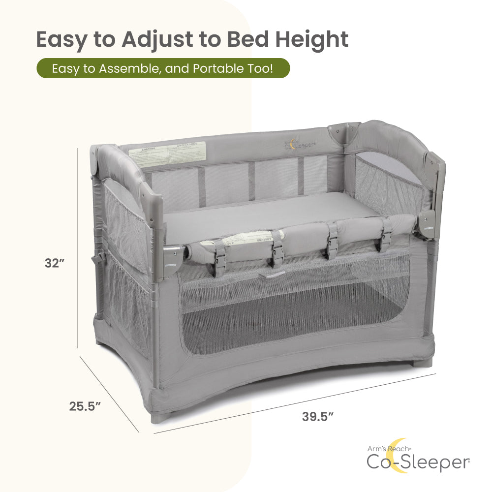 Ideal Ezee™ 3 in 1 CO-SLEEPER® Bassinet - Grey