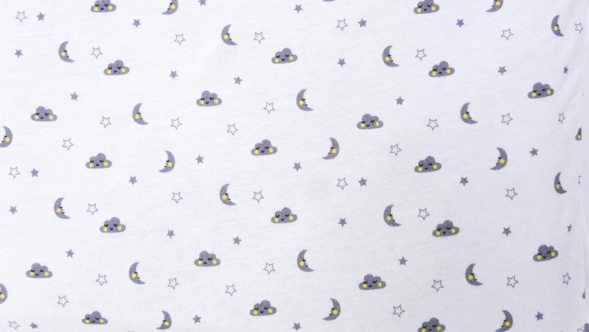Moon and clouds cotton sheet for the Ideal bassinet
