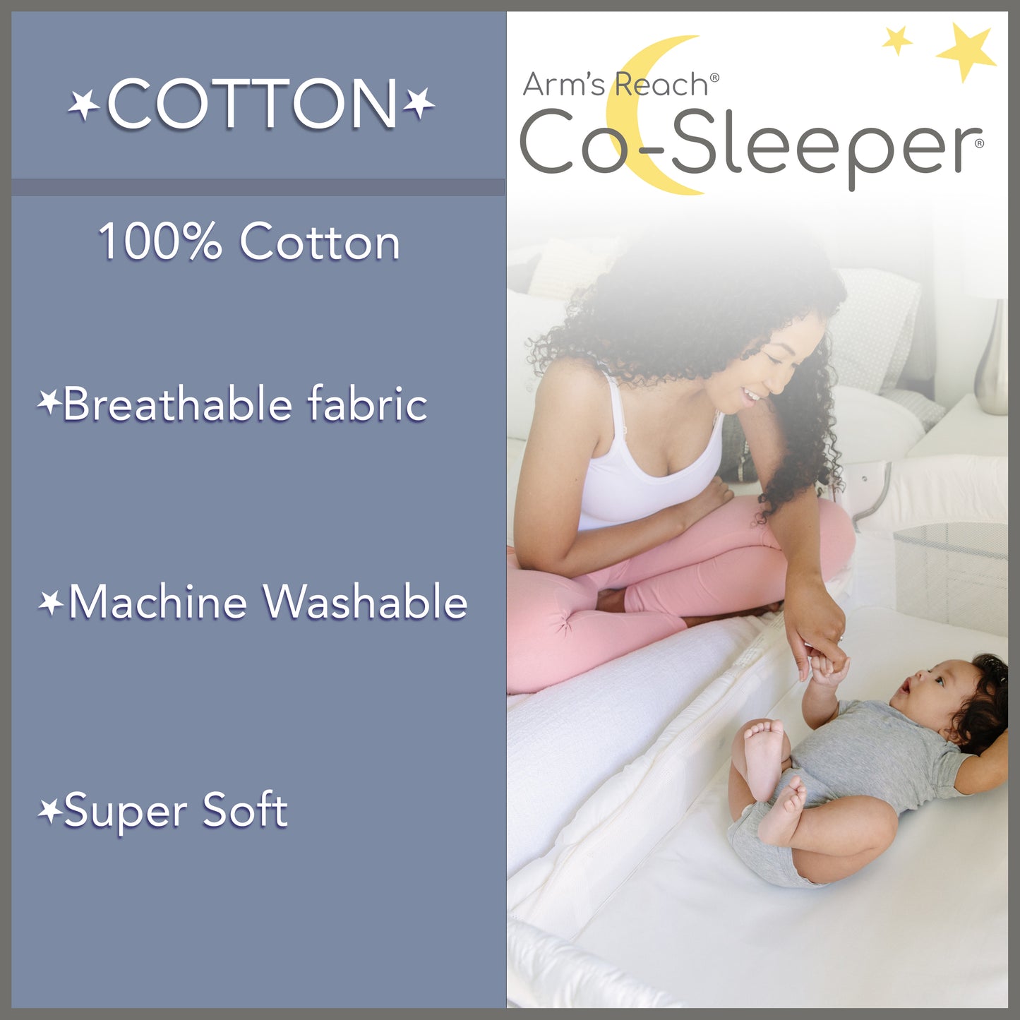 SHEETS - ORGANIC COTTON FOR MINI, CLEAR-VUE™, CAMBRIA™