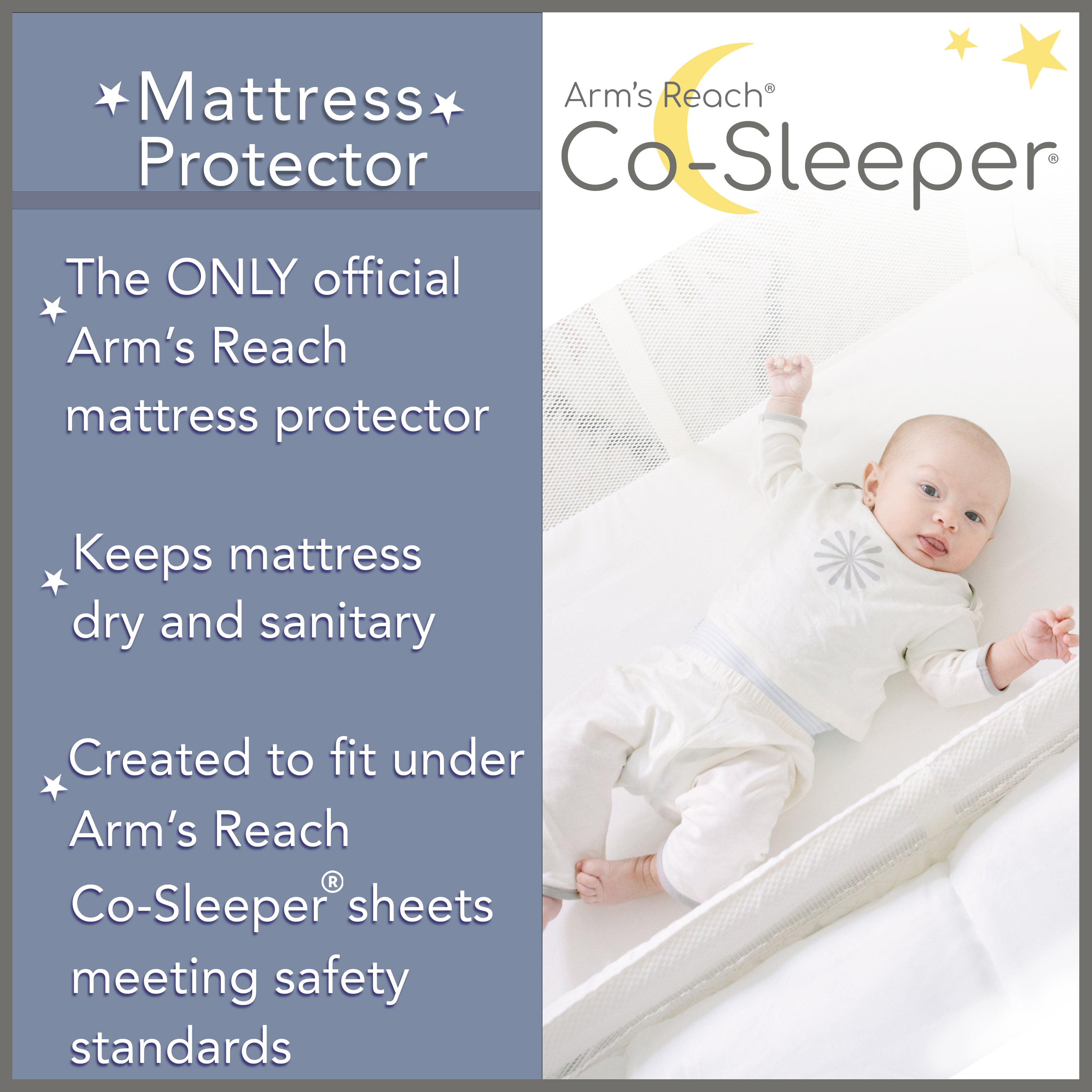 MATTRESS PROTECTOR FOR IDEAL CO-SLEEPER® BASSINET