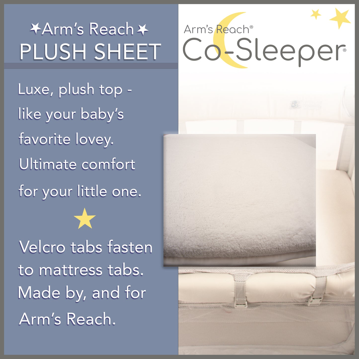 SHEETS - PLUSH  FOR IDEAL CO-SLEEPER®